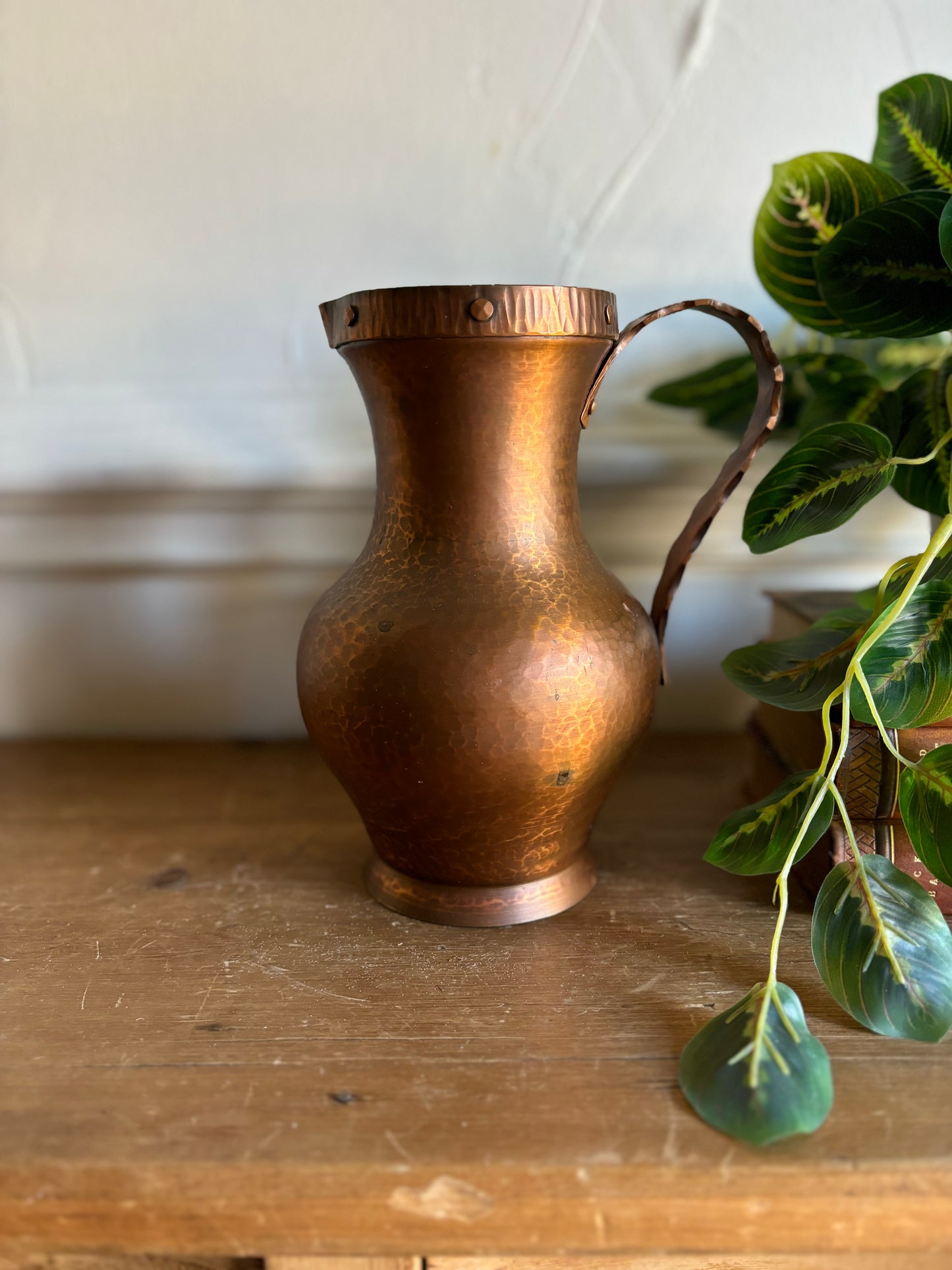 Copper pitcher