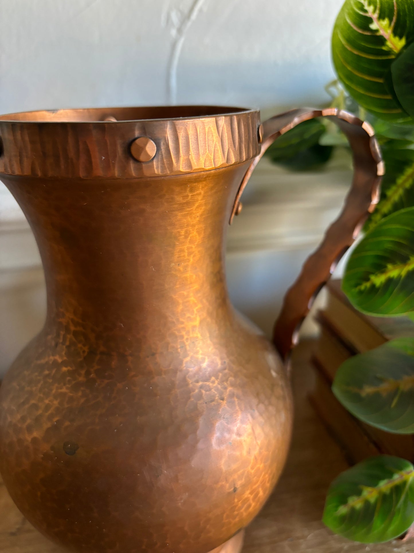 Copper pitcher