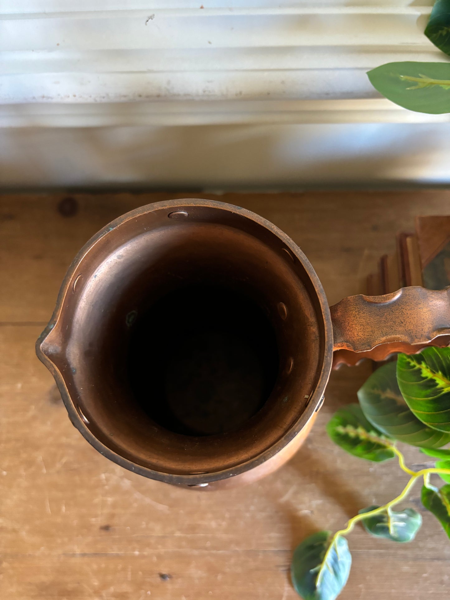 Copper pitcher